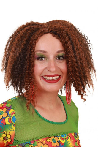 PartyXplosion Pruik Spice Mel in bruin