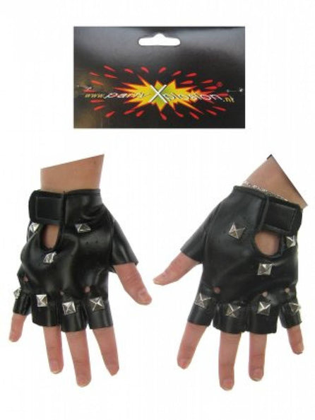PartyXplosion Punk handschoenen met studs