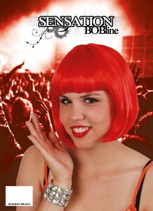 PartyXplosion Rode bob pruik