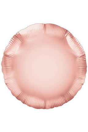 PartyXplosion Ronde folie ballon roze goud  nr. 18 45.7cm