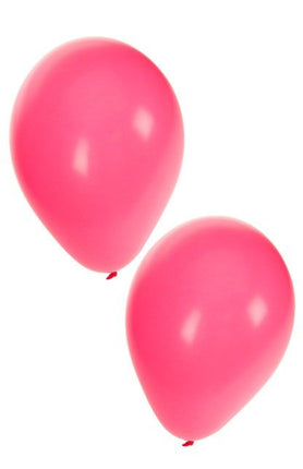 PartyXplosion Roze helium ballonnen 50 stuks  nr 10