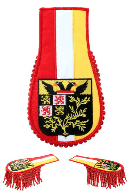 PartyXplosion Set schouder epauletten Oeteldonk met wapen