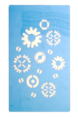 PartyXplosion Sjabloon steampunk tandwiel