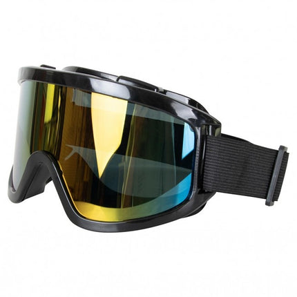 PartyXplosion Skibril zwart UV-bescherming comfortabele pasvorm