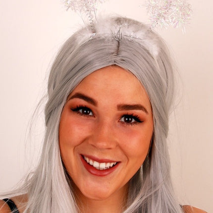 PartyXplosion Sneeuwvlok diadeem goedkoop