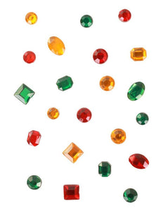 PartyXplosion Stenen rood-geel-groen  200 gram