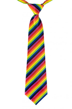 PartyXplosion Stropdas regenboog