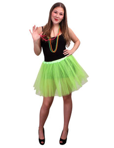 PartyXplosion Tule rokje  appelgroen one size