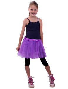 PartyXplosion Tule rokje  Francis paars meiden