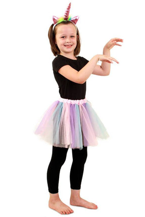 PartyXplosion Tule rokje pastel unicorn kids