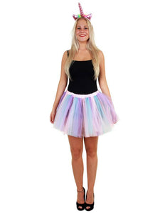 PartyXplosion Tule rokje pastel unicorn one size