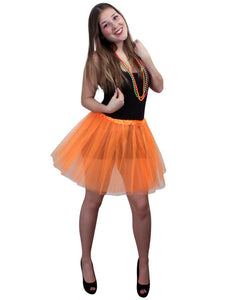 PartyXplosion Tule rokje  Saar oranje dames
