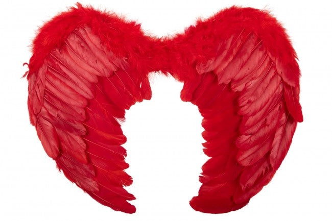 PartyXplosion Veren vleugels duivel rood luxe