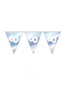 PartyXplosion Vlaggenlijn  Diamanten bruiloft 10 meter