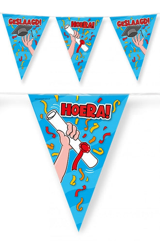 PartyXplosion Vlaggenlijn geslaagd