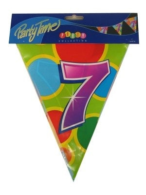 PartyXplosion Vlaggenlijn leeftijd 7 jaar 10 meter