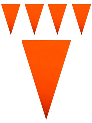 PartyXplosion Vlaggenlijn oranje 10 meter
