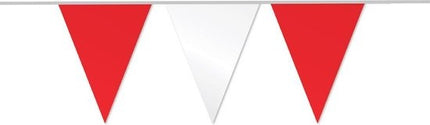 PartyXplosion Vlaggenlijn Rood/Wit