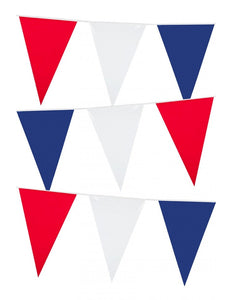 PartyXplosion Vlaggenlijn rood/wit/blauw  10  meter