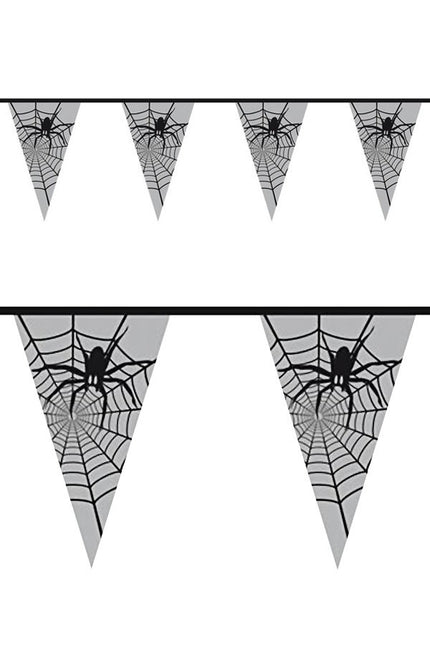 PartyXplosion Vlaggenlijn spin 6 meter