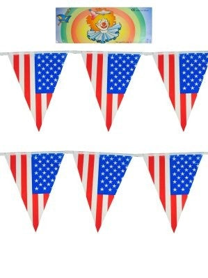 PartyXplosion Vlaggenlijn  U.S.A. 10 meter