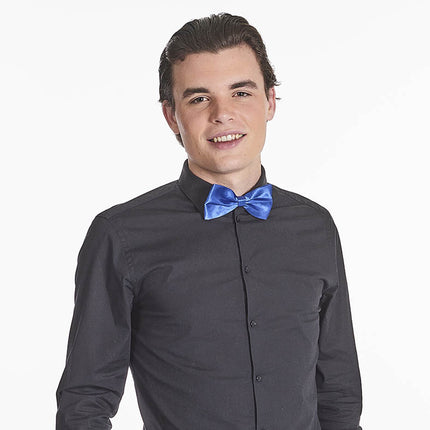 PartyXplosion Vlinderstrik satijn blauw