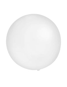PartyXplosion Witte ballon  Ø 60 cm
