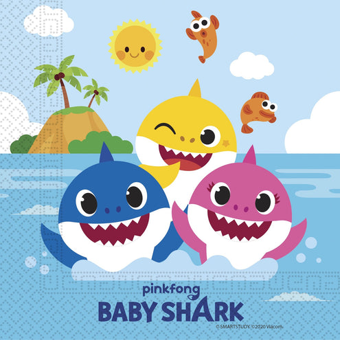 Procos Baby Shark servetten