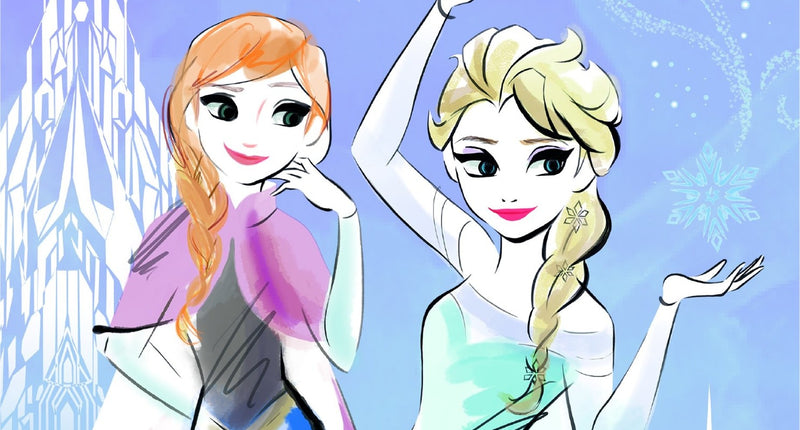 Procos Frozen Sparkle uitdeelzakjes kinderfeest 6 stuks