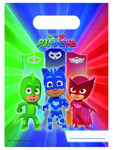 Procos PJ Masks uitdeelzakjes kinderfeest 6 stuks