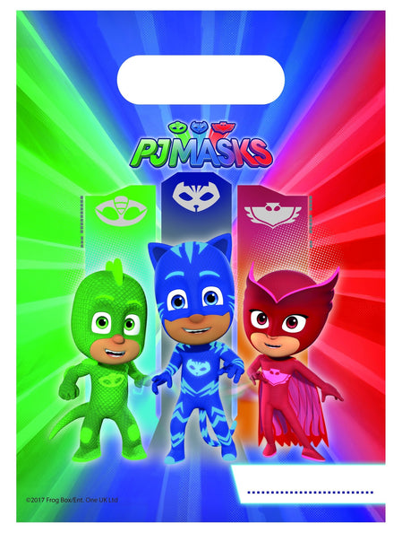 Procos PJ Masks uitdeelzakjes kinderfeest 6 stuks