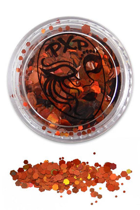 PXP Professional Colours Grove glitter schmink terracotta goud