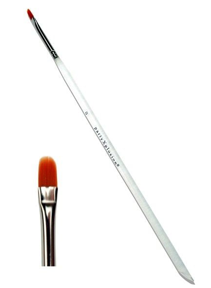 PXP Professional Colours PXP Penseel plat met ronde top nr 0   4 mm