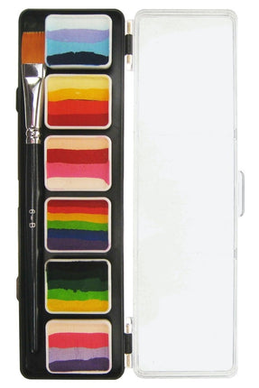 PXP Professional Colours Schmink palet met regenboog 6 kleuren
