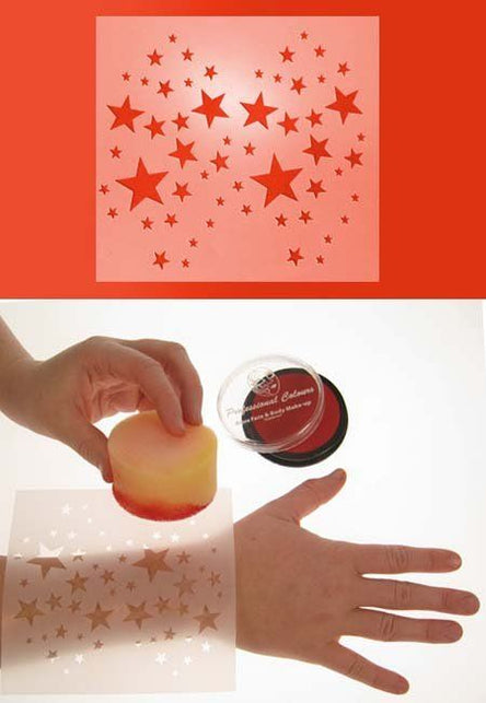 PXP Professional Colours Schmink sjabloon sterren