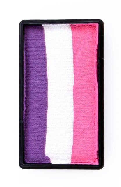 PXP Professional Colours Splitcake paars-wit-roze 28gram