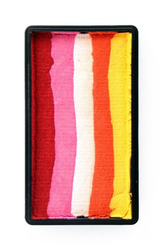 PXP Professional Colours Splitcake rood-roze-wit-oranje-geel 28gram
