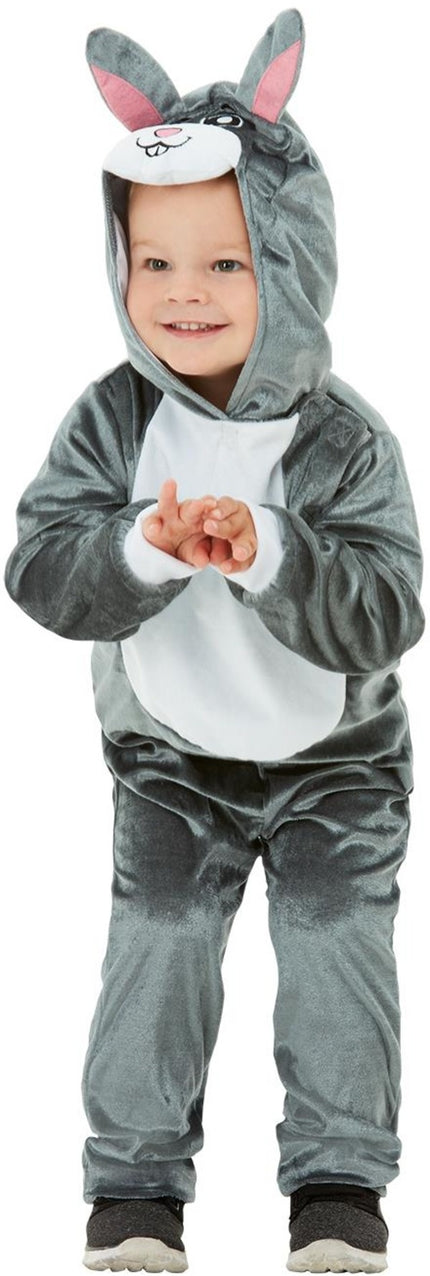 Smiffys Grijs konijnen pak kinderen