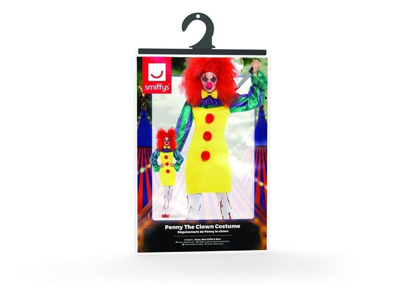 Smiffys Horror clown Ellie Large