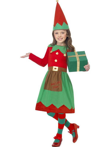 Smiffys Kerst elf pak meisje Elsa