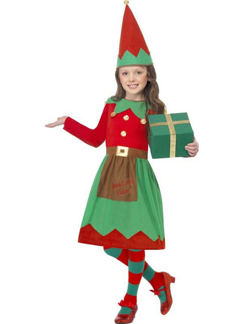 Smiffys Kerst elf pak meisje Elsa
