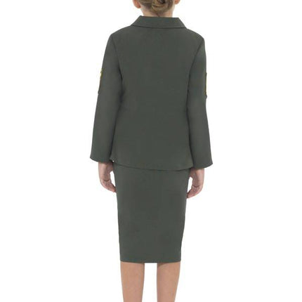 Smiffys Leger officieren kostuum meisje