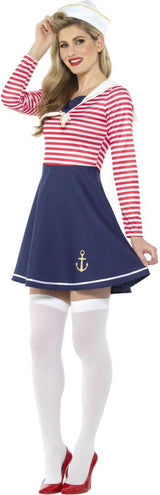 Smiffys Matrozen meisje kostuum Eileen dames