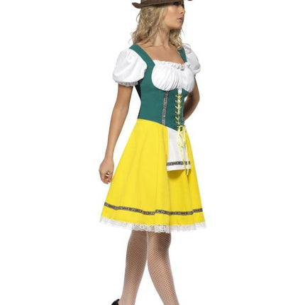Smiffys Oktoberfest kostuum Helga geel
