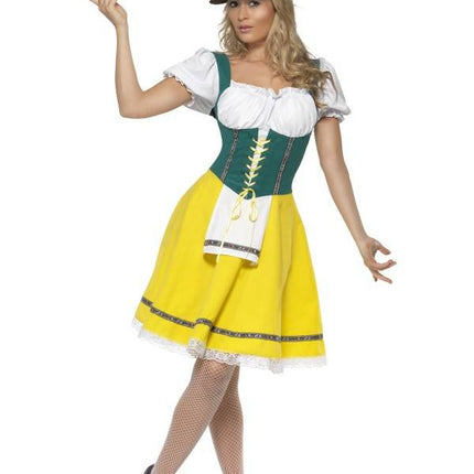 Smiffys Oktoberfest kostuum Helga geel