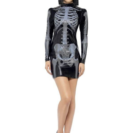 Smiffys Skelet jurk dames