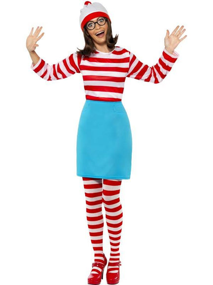 Smiffys Where's Wally? Wenda kostuum dames