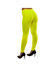 Wicked Costumes 80's Neon gele legging Maud