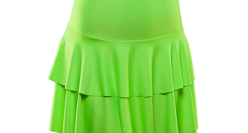 Wicked Costumes 80's Neon groene disco rok