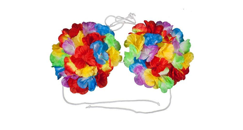 Wicked Costumes Bloemen BH Hawaii groot model